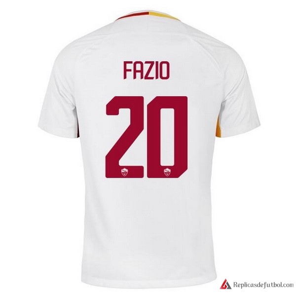 Camiseta AS Roma Segunda equipación Fazio 2017-2018